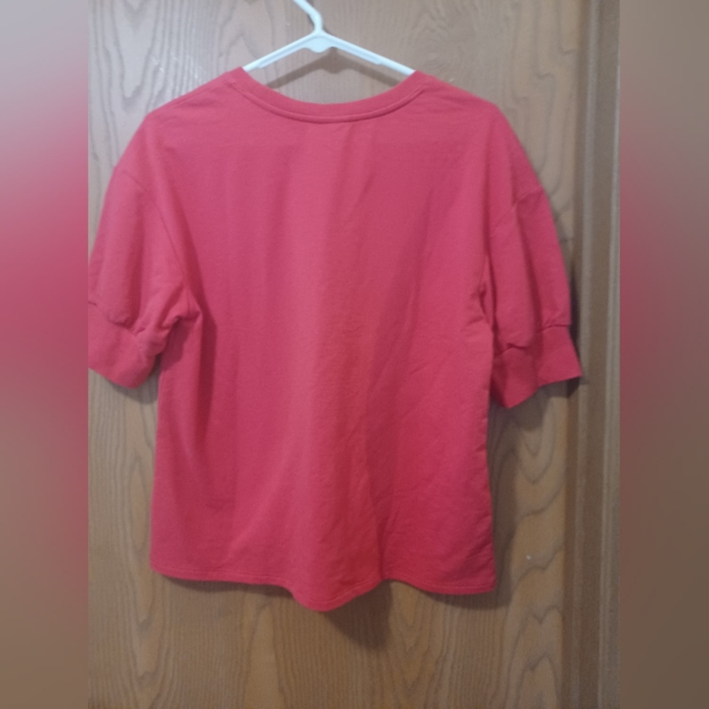 MOSSIMO Short Puff Sleeves Sweatshirt - Picture 3 of 4